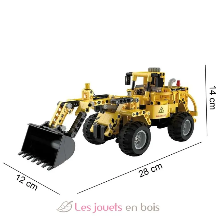 CaDA Construction - Camion chargeur 2 en 1 - 693 pièces - Dès 8 ans