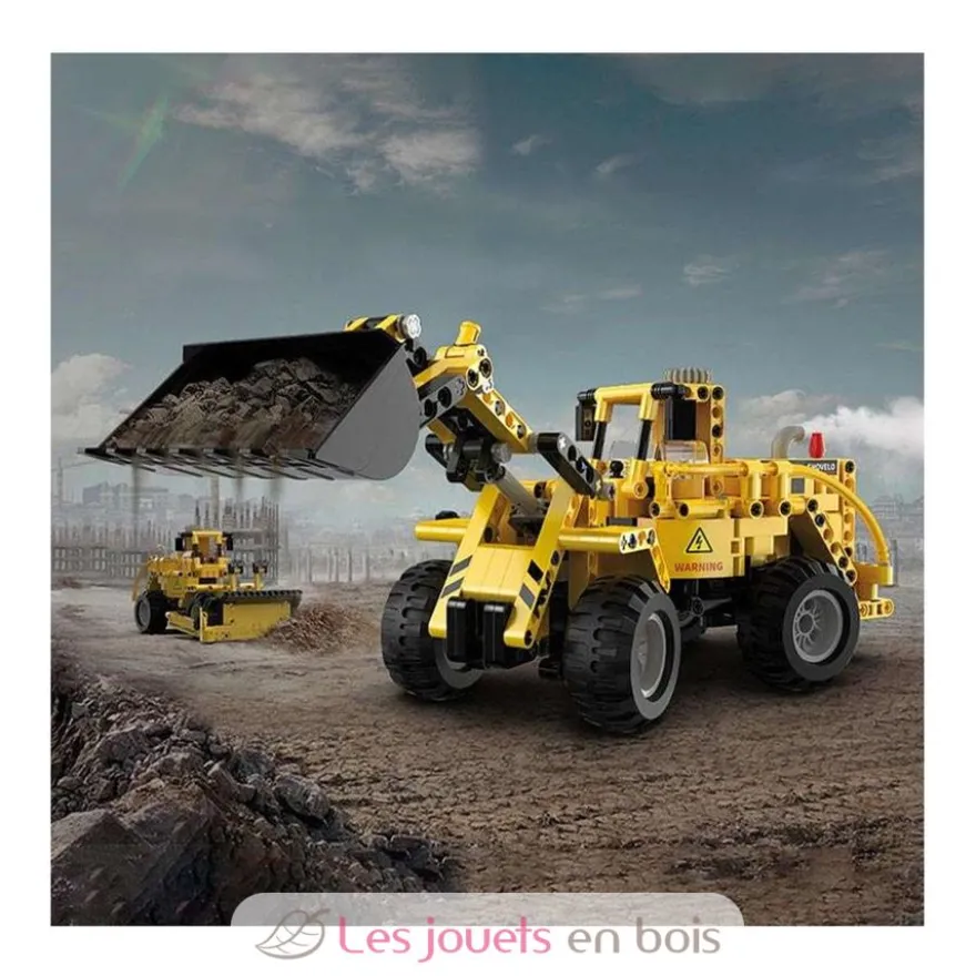 CaDA Construction - Camion chargeur 2 en 1 - 693 pièces - Dès 8 ans