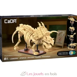 CaDA Creative - Squelette de Tricératops 272 pièces - Dès 8 ans
