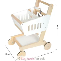 Caddie en bois Fresh blanc - Small foot