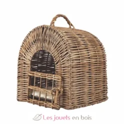 Cage pour chien en osier - Egmont Toys