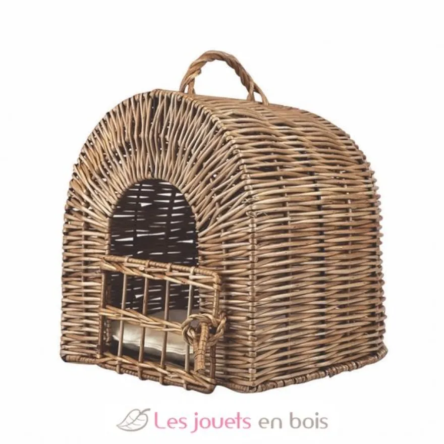 Cage pour chien en osier - Egmont Toys