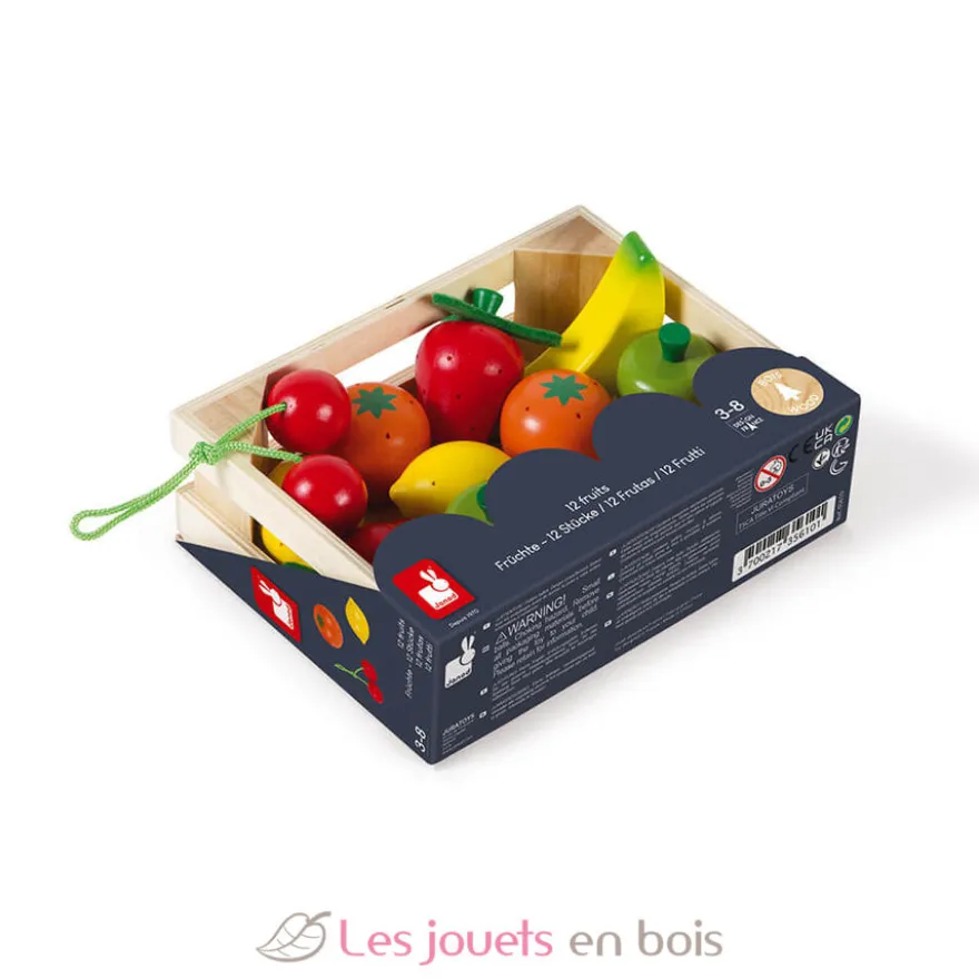Cagette de 12 fruits - Janod