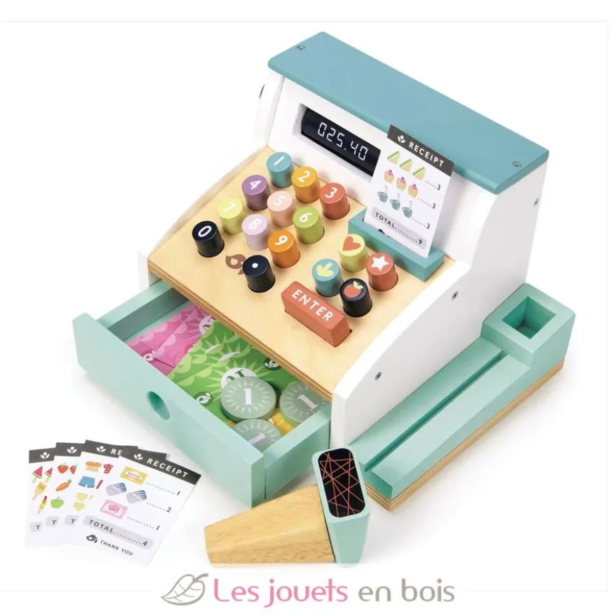 Caisse enregistreuse en bois - Tender Leaf Toys
