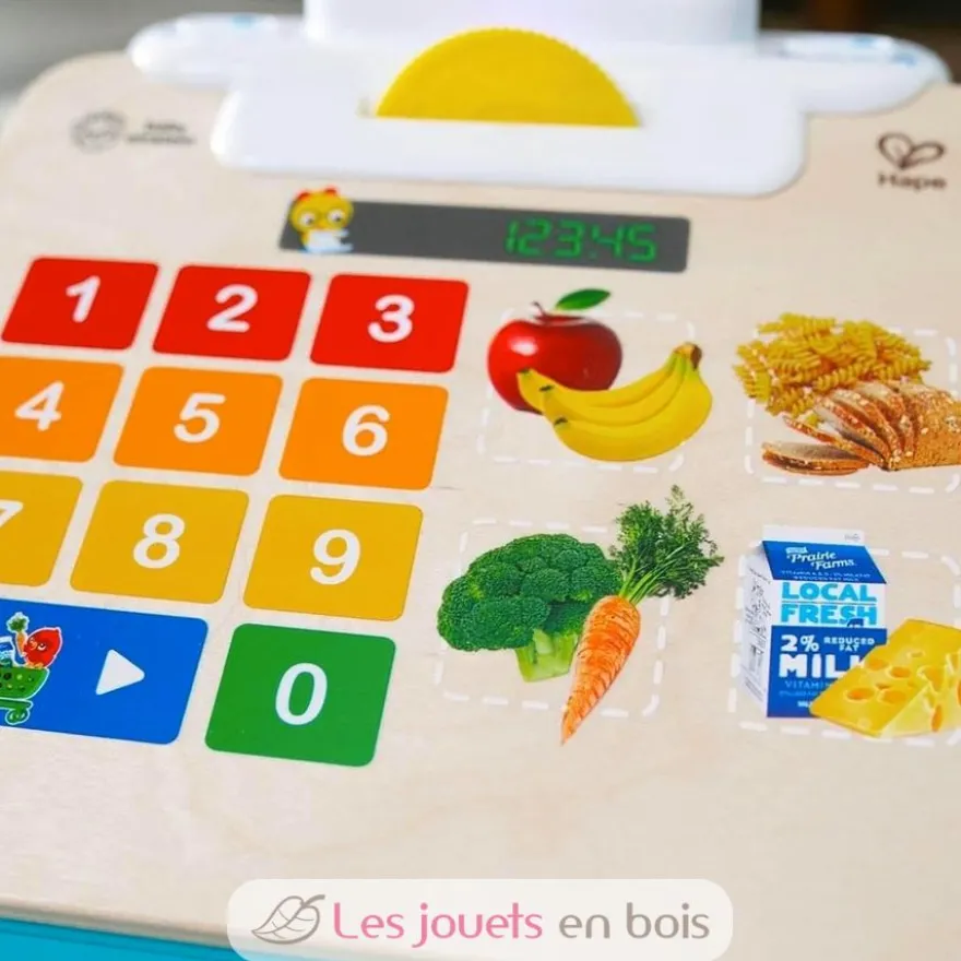Caisse enregistreuse Magic Touch - Bois et plastique - Hape