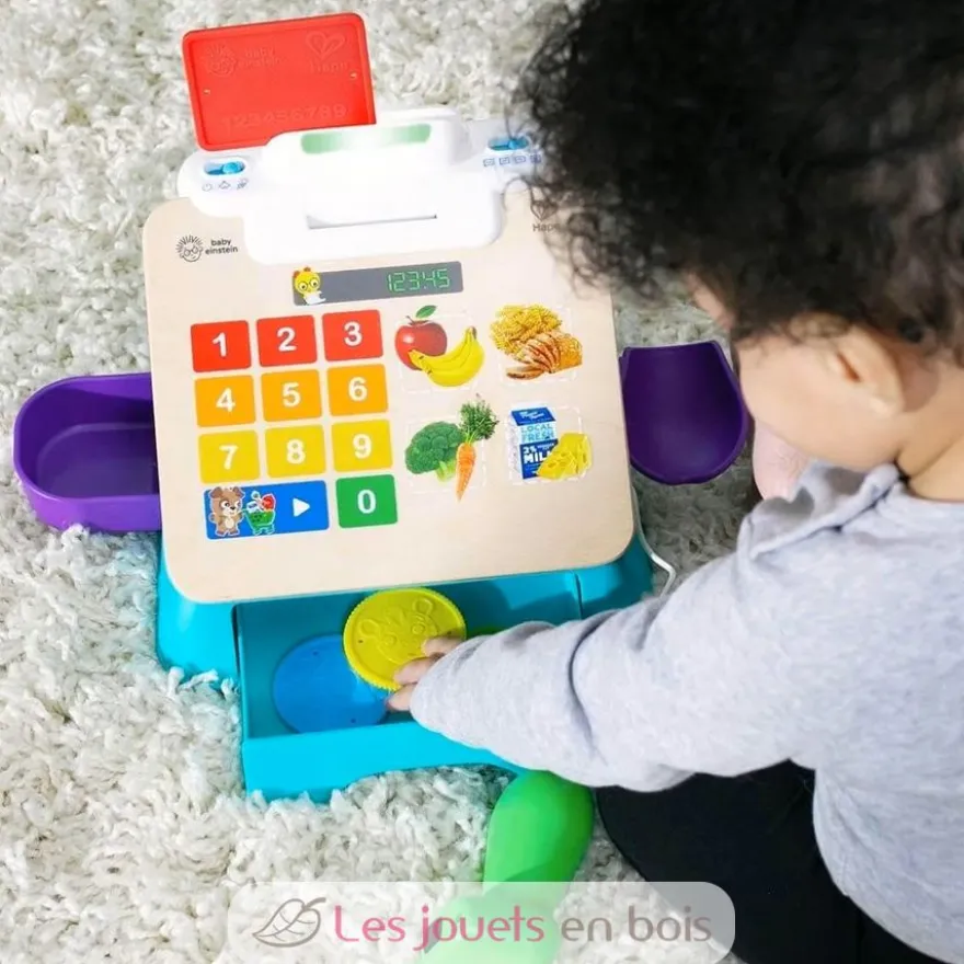 Caisse enregistreuse Magic Touch - Bois et plastique - Hape
