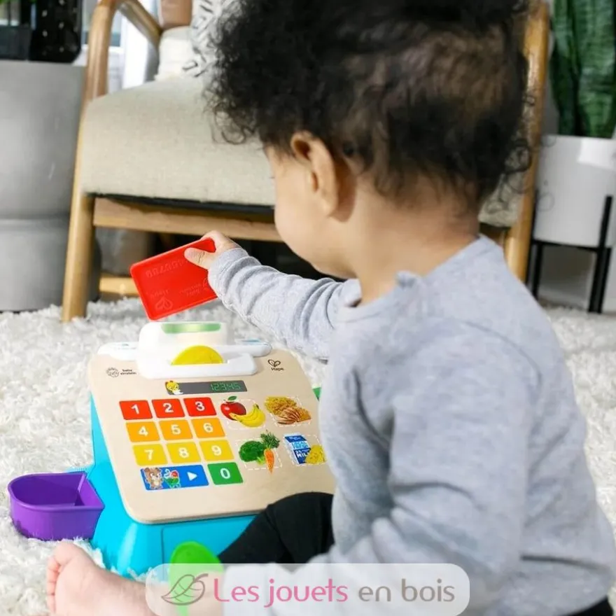 Caisse enregistreuse Magic Touch - Bois et plastique - Hape