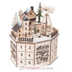 Calendrier de l'Avent en bois avec pyramide - Small Foot