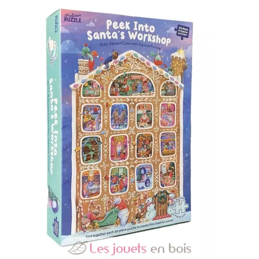 Calendrier de l'Avent L'atelier du Père Noël - Professor Puzzle