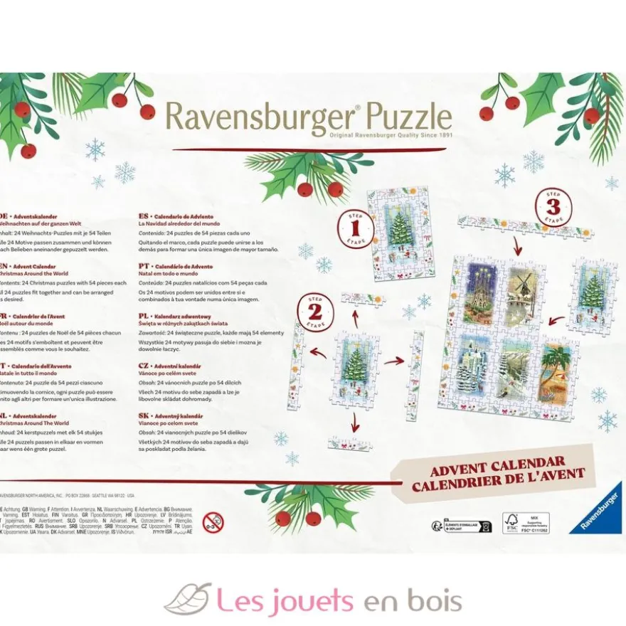 Calendrier de l'Avent Noël autour du monde - Ravensburger