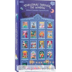 Calendrier de l'Avent Noël à travers la fenêtre - Professor Puzzle