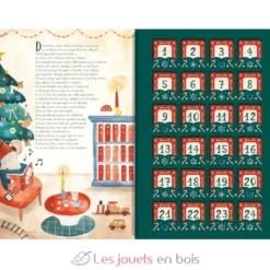 Calendrier de l'Avent 24 petits livres rouge - Sassi Junior