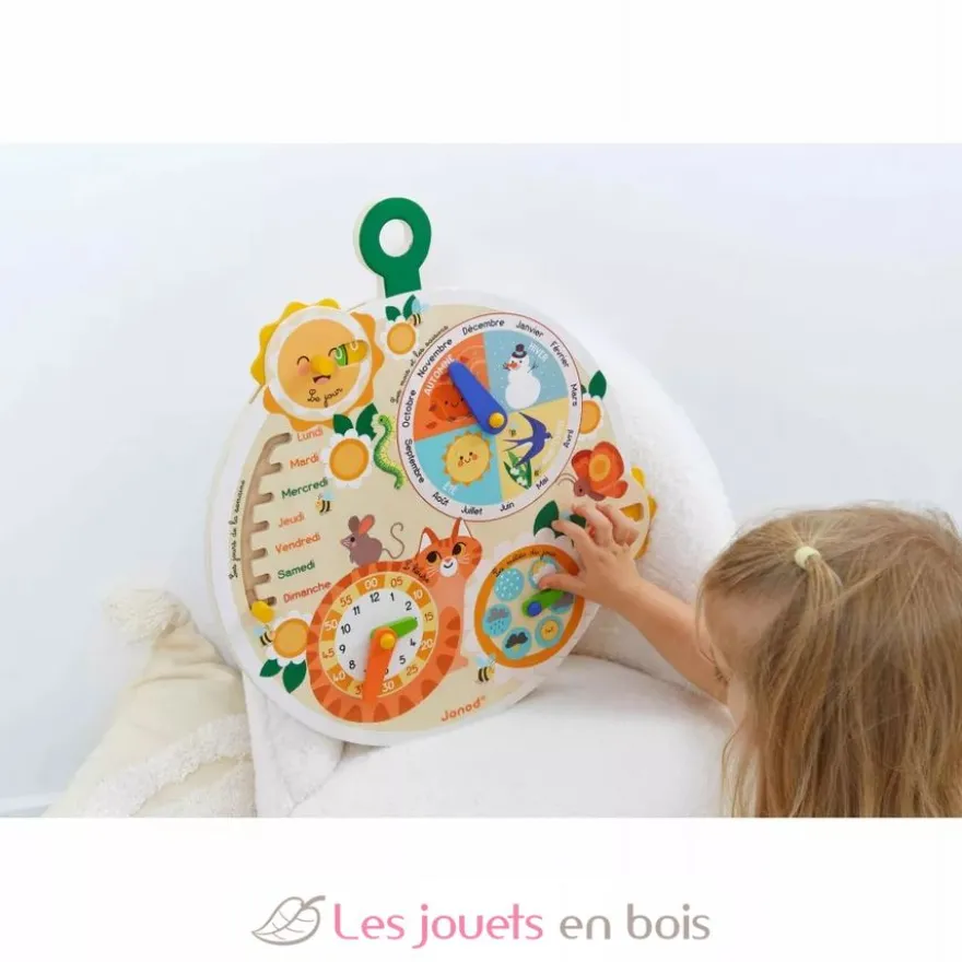 Calendrier La Roue du Temps en bois - Janod