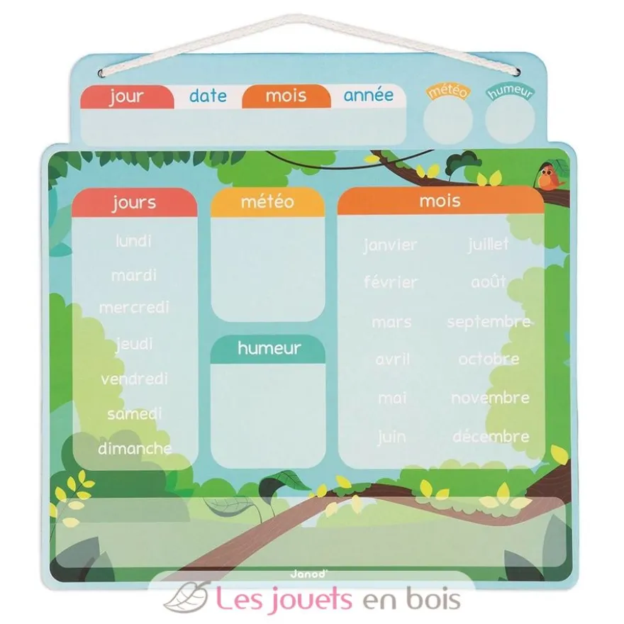 Calendrier magnétique en français - Janod
