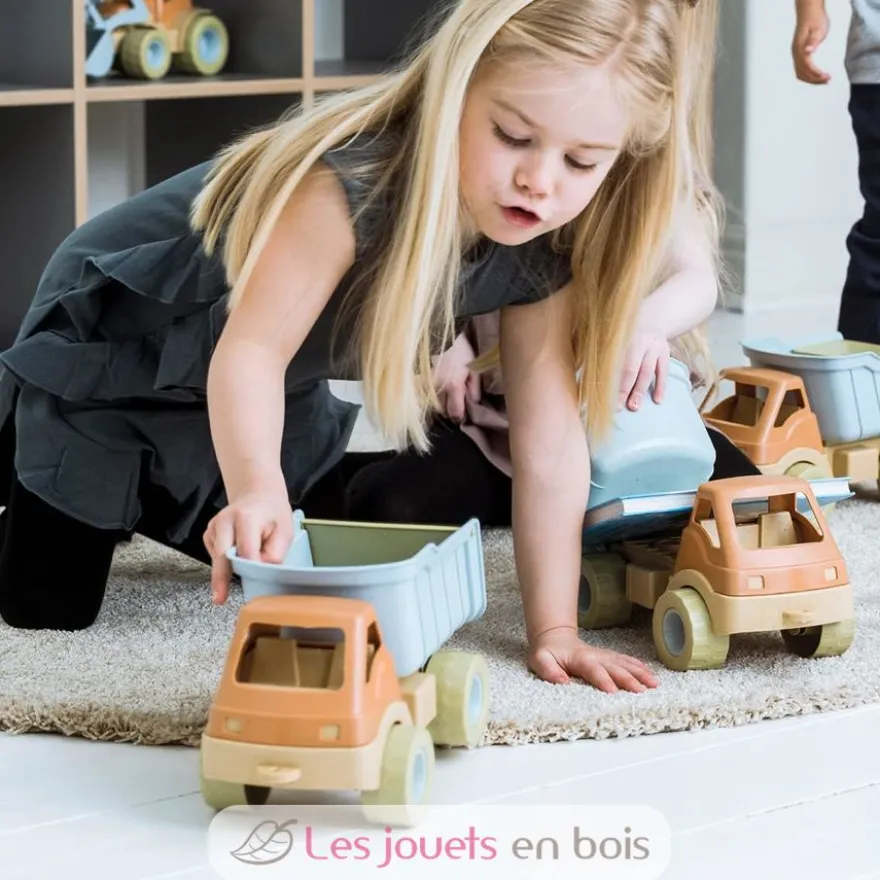 Camion benne en bioplastique - sans emballage - Dantoy