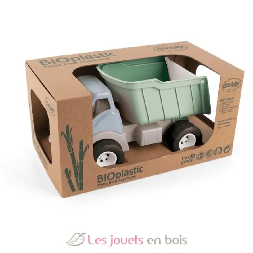 Camion benne en bioplastique vert - Dantoy