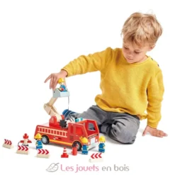 Camion de pompier avec figurines - Tender Leaf Toys