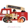 Camion de pompier en bois - Le Toy Van