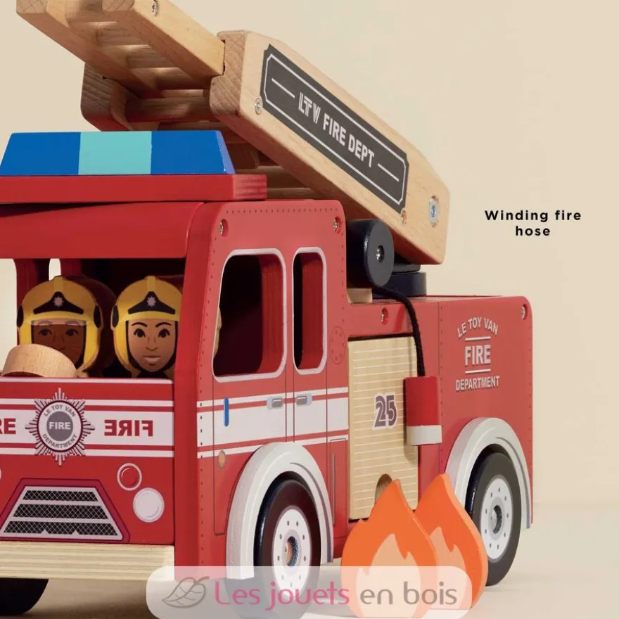 Camion de pompier en bois - Le Toy Van