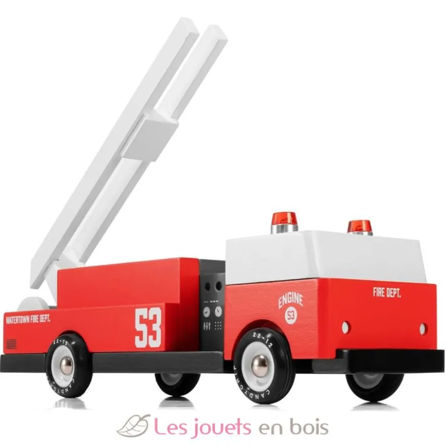 Camion de pompier Engine 53 rouge - Candylab