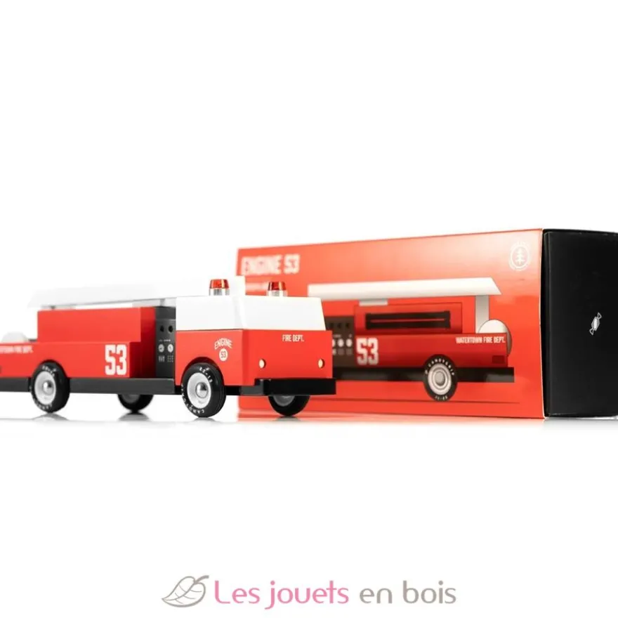 Camion de pompier Engine 53 rouge - Candylab