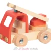 Camion de pompiers avec échelle rouge - Dès 2 ans - Goki