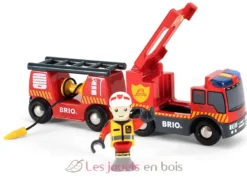 Camion de pompier son et lumière - Brio