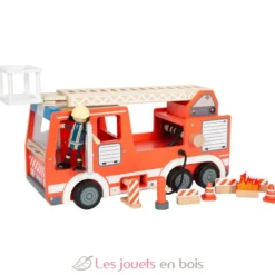 Camion de pompiers rouge - Small Foot company