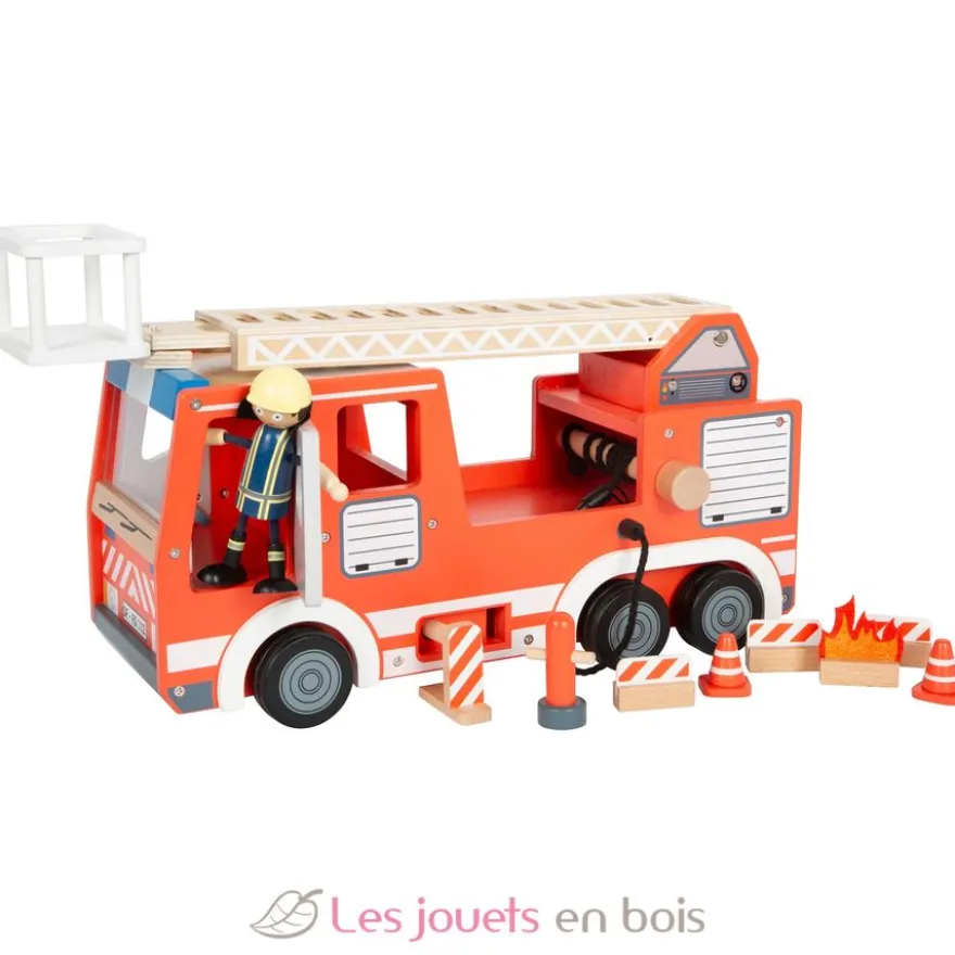 Camion de pompiers rouge - Small Foot company