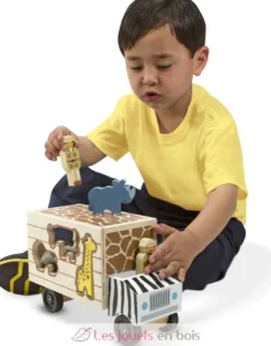 Camion de sauvetage d'animaux safari - Melissa & Doug