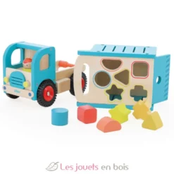 Camion de tri d’éveil en bois - Boite à formes - Vilac