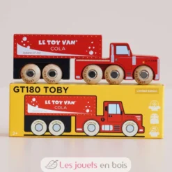 Camion en bois Toby No 33 rouge - Le Toy Van
