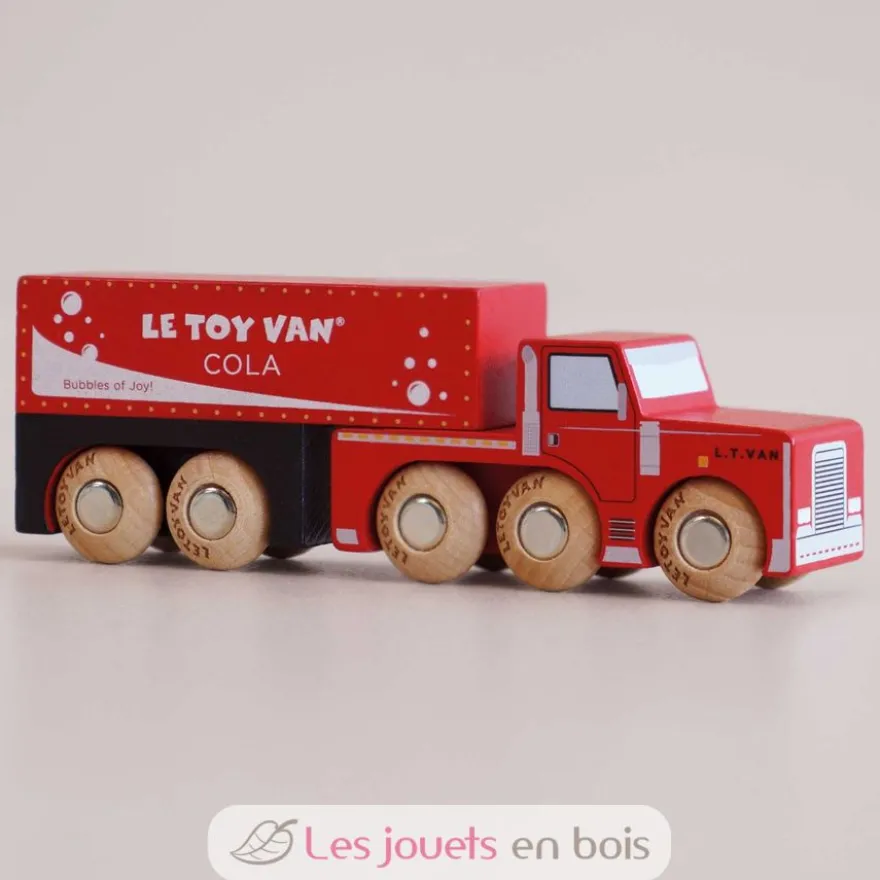 Camion en bois Toby No 33 rouge - Le Toy Van