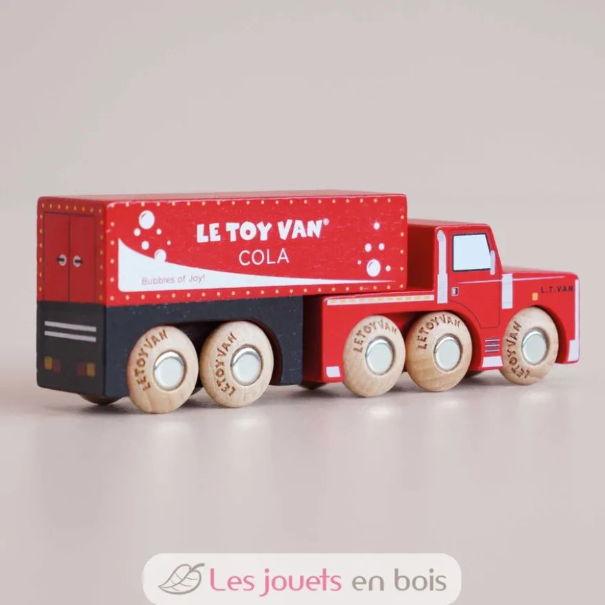 Camion en bois Toby No 33 rouge - Le Toy Van