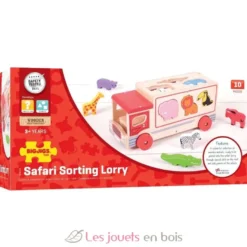 Camion à encastrement Safari - Trieur de formes - Bigjigs Toys