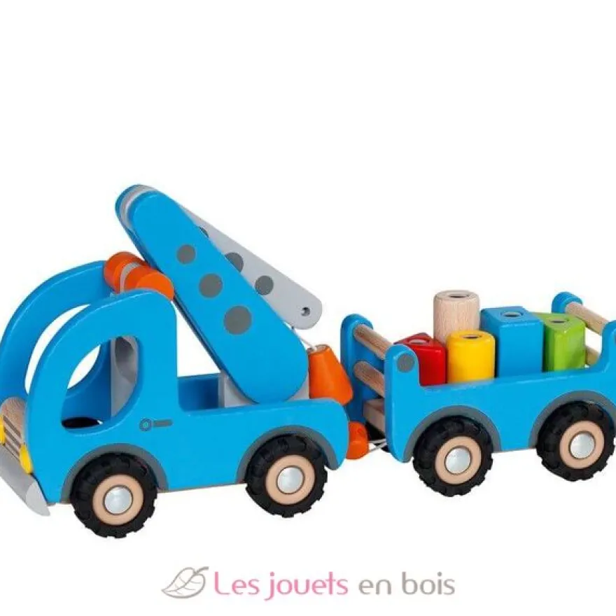 Camion grue avec remorque - Goki