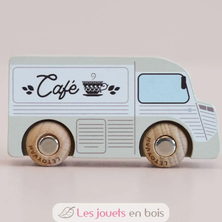 Camionnette en bois Coco No 11 grise - Le Toy Van