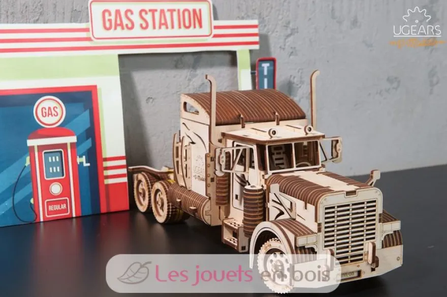 Camion poids-lourd - Puzzle 3D mécanique en bois - Ugears