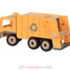 Camion poubelle en bois orange - Goki