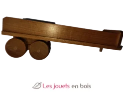 Camion tracteur avec benne vert coquine bois massif Coquine