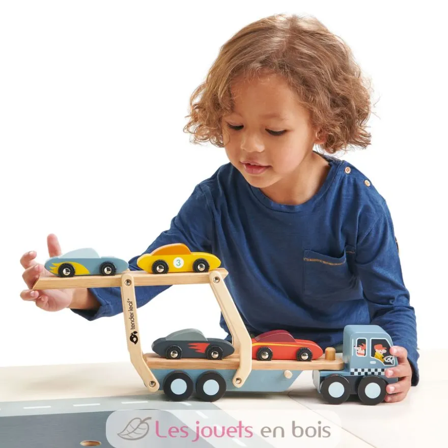 Camion transporteur de voitures - Tender Leaf Toys