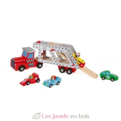Camion transporteur 4 voitures Story - Janod
