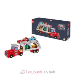Camion transporteur 4 voitures Story - Janod