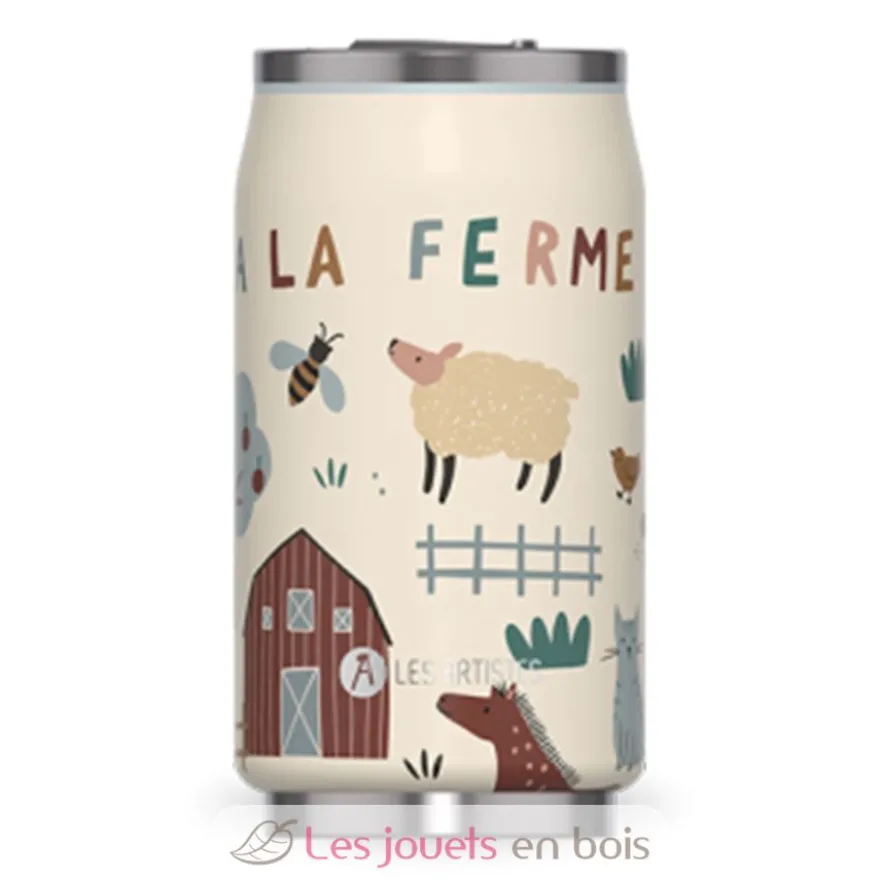 Canette isotherme Ferme 280 ml - Les Artistes Paris
