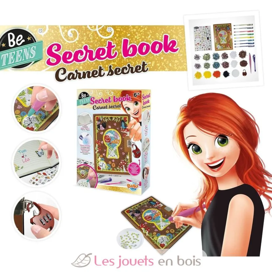 Carnet secret personnalisable - Buki France