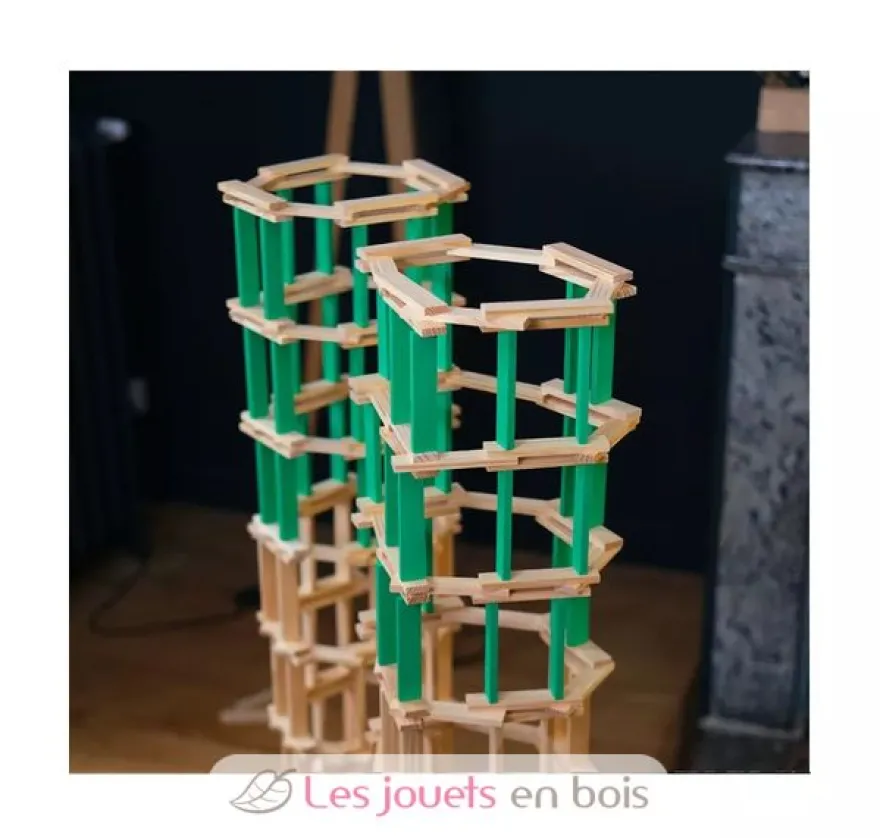Carré 40 Kapla Vert clair - Kapla