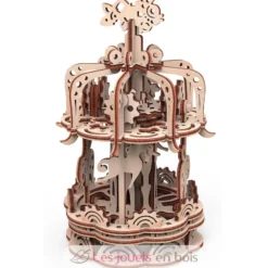 Carrousel animé - Puzzle 3D mécanique en bois - Mr. Playwood