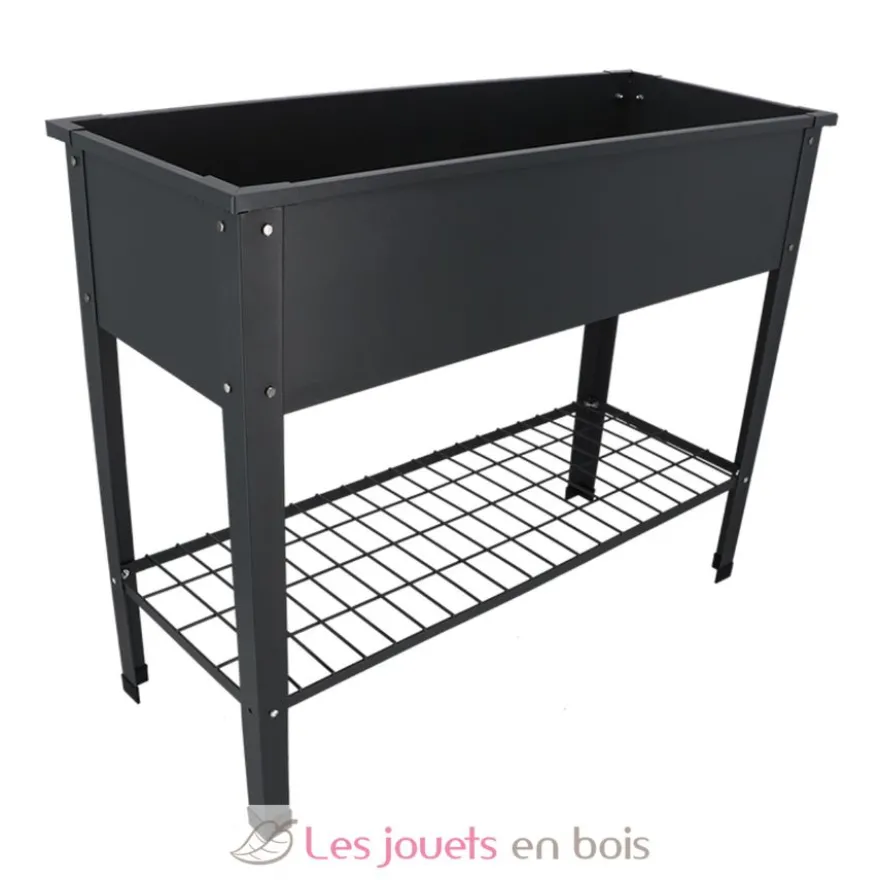 Carré potager en métal anthracite - Esschert Design