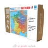 Carte de France des départements - Puzzle Michèle Wilson