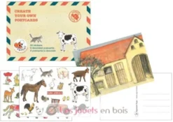 Cartes postales avec autocollants - Egmont Toys